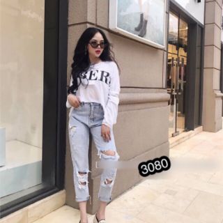 [HT126] QUẦN BAGGY JEANS NỮ ĐẸP