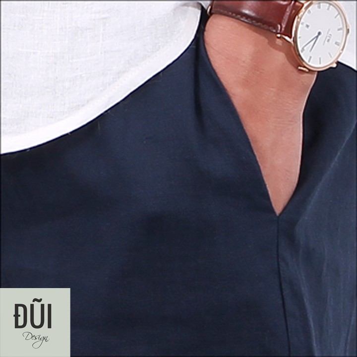 Quần đũi nam cạp chun short xanh đen