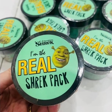 Mặt Nạ Đất Sét Bạc Hà Dreamworks I'm The Real Shrek Pack