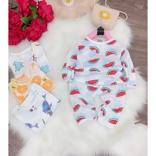 Bộ quần áo trẻ em dài tay giữ nhiệt bé trai bé gái sơ sinh đến 15 kg 🎁 FREESHIP 🎁[ Nhập mã QUAN20PT để được giảm 20k]🎁