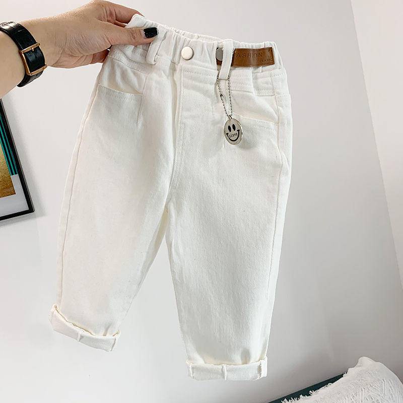 [Hàng Mới Về] Quần Jeans Cotton Dài Dáng Rộng Thoải Mái Dễ Phối Đồ Phong Cách Phương Tây Hàn Quốc Cho Bé Trai