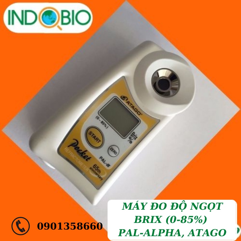 MÁY ĐO ĐỘ NGỌT BRIX (0-85%) PAL-ALPHA, ATAGO [KÈM CoA]