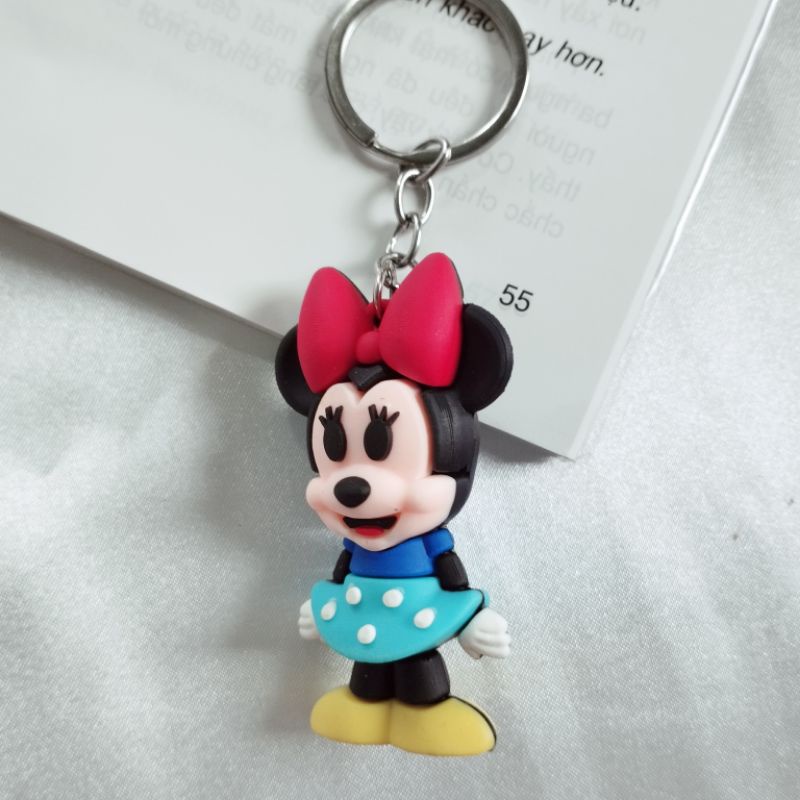 Móc Khoá Đẹp Cute Giá Rẻ Hình Thú Hoạt Hình Dễ Thương Nhựa Dẻo Silicon