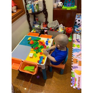 Bàn xếp lego đa năng cho bé