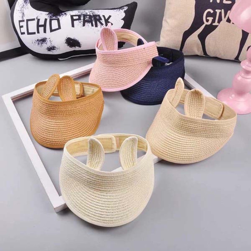 MŨ CÓI TAI THỎ KHÔNG CHÓP CHO BÉ