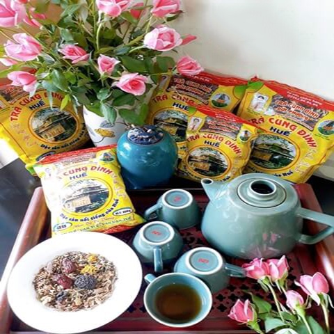 Trà cung đình Huế Nhất Dạ Đế Vương G8 - Đặc sản Huế