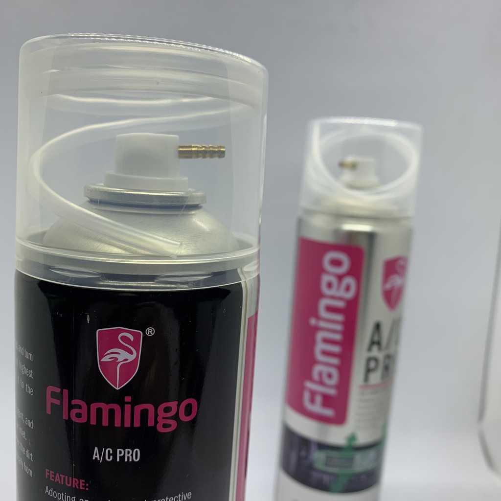 Bình Xịt Vệ Sinh Điều Hòa/Giàn Lạnh Flamingo Dành Cho Ô Tô Dung Tích 500ml