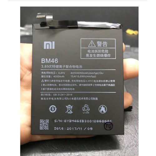 Pin Xiaomi Redmi Note 3 (BM46),Dung lượng 4050mAh