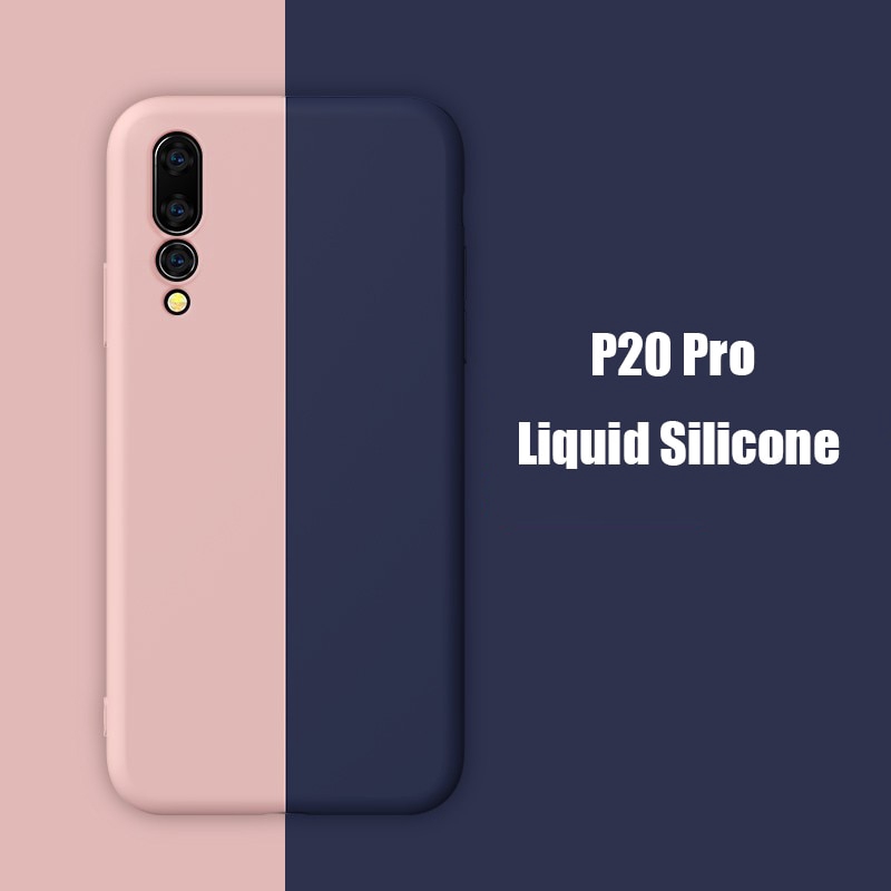 Ốp điện thoại silicone cao su dẻo chống sốc cho Huawei P30 P20 Lite Pro Y7 Y6 Pro 2019 Honor 8X