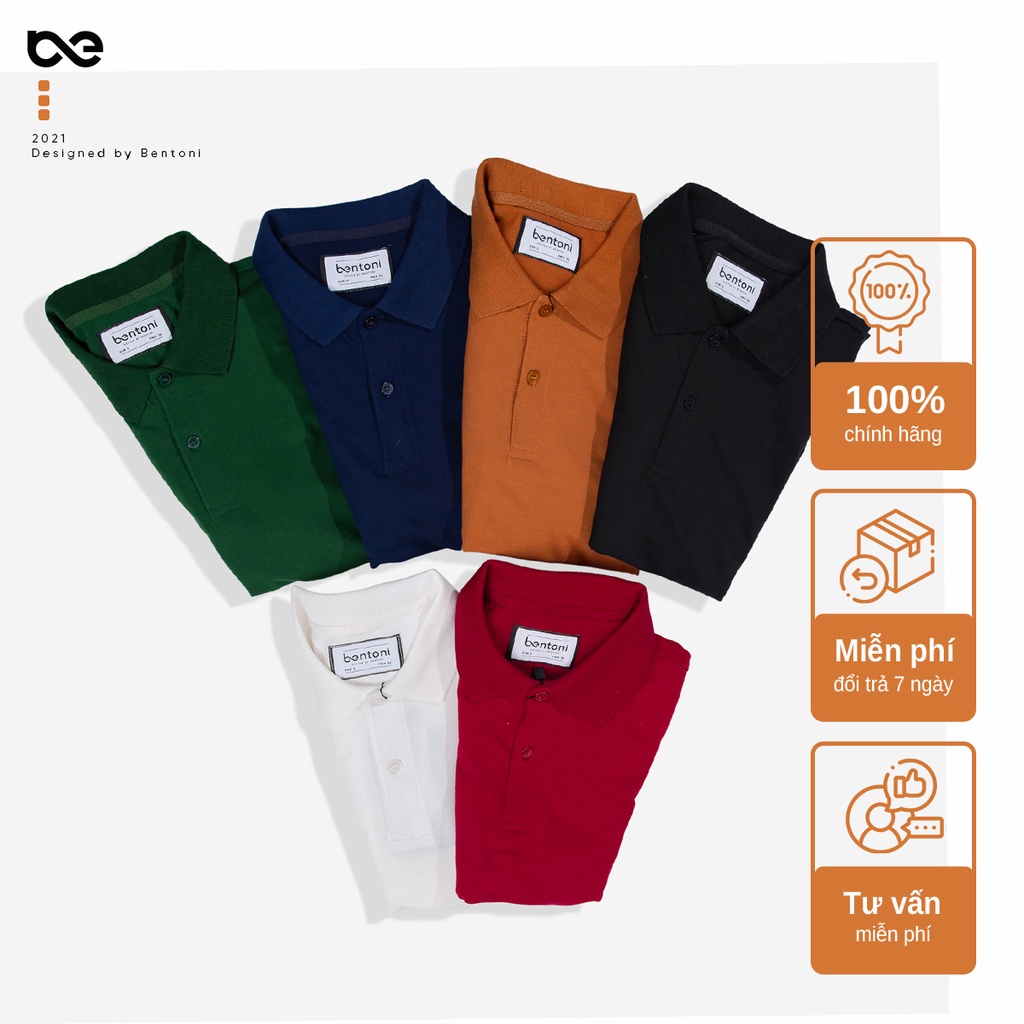 Áo Polo nam cổ bẻ  BASIC  POLO 2.0 vải Cotton xuất xịn, chuẩn form, sang trọng, thanh lịch BENTONI