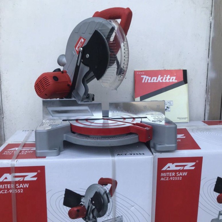 Máy cắt nhôm acz 1800w cưa cắt gỗ tặng lưỡi cắt công nghệ Nhật Bản