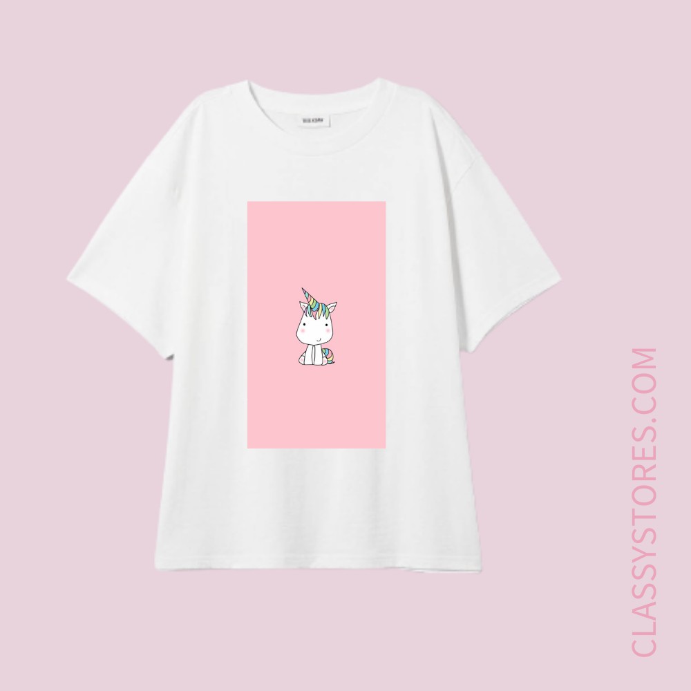 [BST NỀN HỒNG] Áo thun tay lỡ form rộng Unisex (Freesize) In hình CUTE NGỘ NGHĨNH, Áo thun thiết kế độc lạ