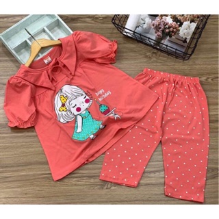 Combo 8 bộ cotton dành cho bé gái va trai