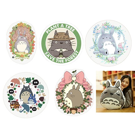 Gấu bông totoro dạng gối 40cm GB4I19 gấu bông cute gấu bông dễ thương