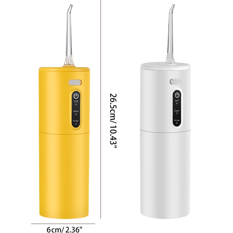 Máy Chỉ Nha Khoa Không Thấm Nước IPX7 3 Chế Độ 280ML Có Thể Sạc Lại Bằng Cổng USB