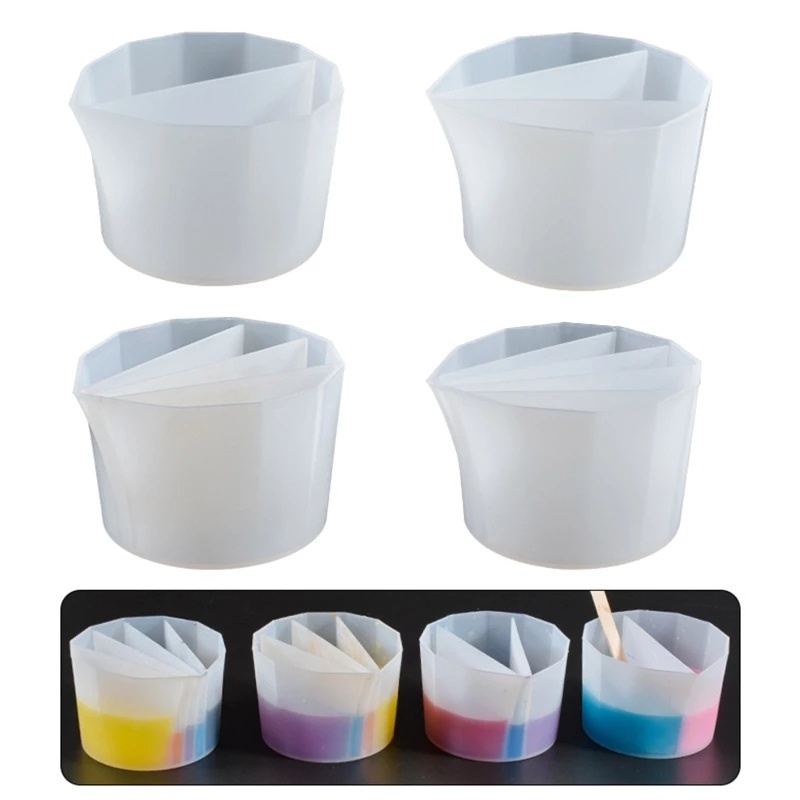 Cốc Trộn Bằng Silicone Nhiều Màu Sắc DIY