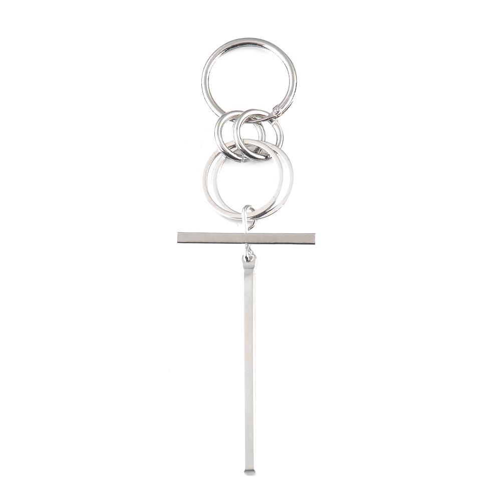 Hoa tai kiểu dáng không đối xứng phong cách KPOP