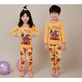 Bộ pijama dài tay bé trai/bé gái Halloween Party 100% cotton - Olomimi Hàn Quốc