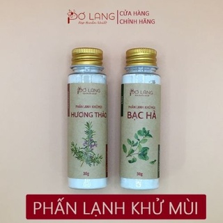 Phấn lạnh bột khử mùi cơ thể Pơ Lang lọ 30gam