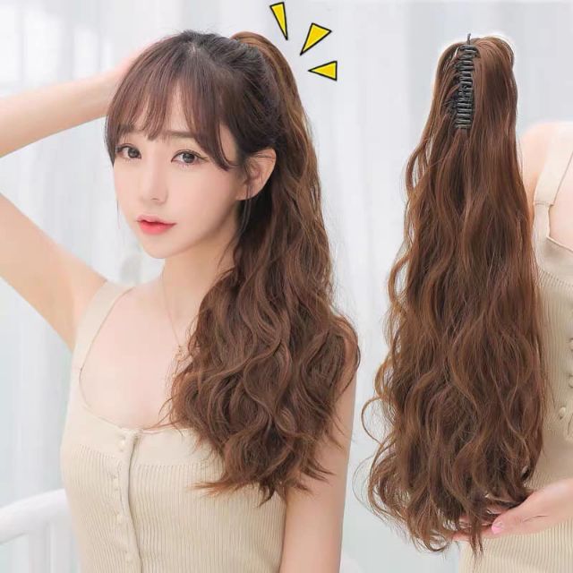 Tóc giả ngoặm xù ❤️❤️ FREESHIP ❤️❤️ ngoặm xoăn xù tự nhiên 042