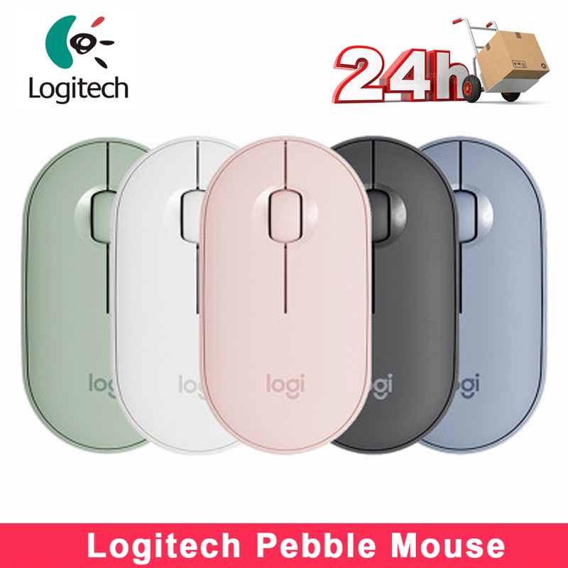 Chuột không dây Logitech Pebble M350 1000DPI nhiều màu sắc thời trang