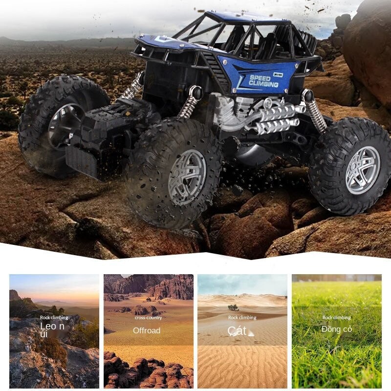 Ô Tô Điều Khiển Từ Xa Cho Trẻ EmSiêu Hợp Kim Off-Road Sạc Xe Hơi  Xe Ô Tô Điều Khiển Từ Xa Tốc Độ Cao Bốn Bánh L