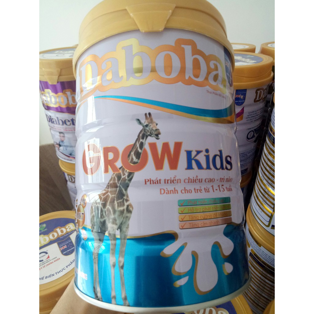 Sữa tăng trưởng chiều cao Daboba Grow Kids 900g - Tăng chiều cao, phát triển trí não
