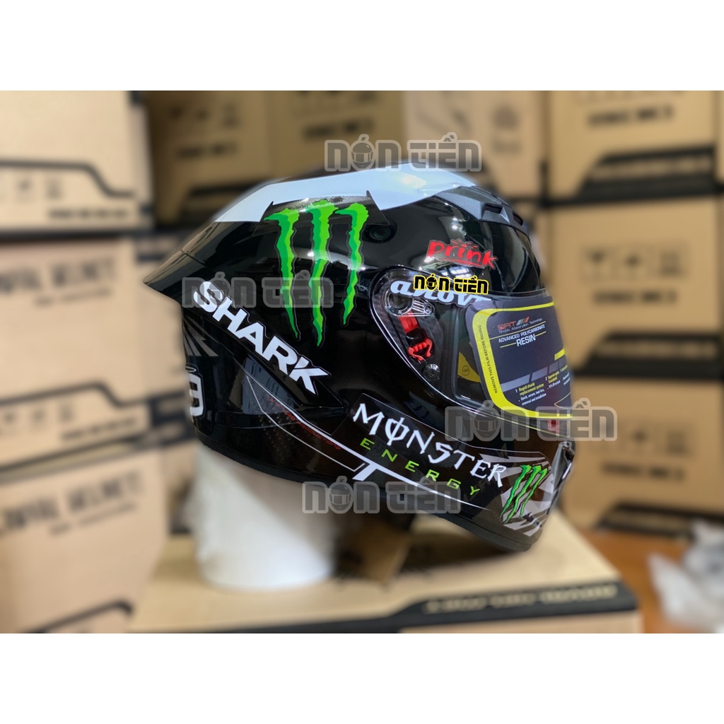 Mũ Full Face 2 Kính Royal M266 bản tem MONSTER 99 cực đẹp, MUA 1 mũ  TẶNG 1 quà , Bảo hành 12 tháng