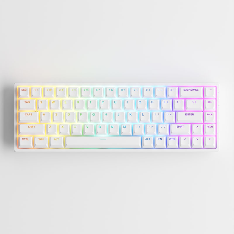 Bàn phím cơ AKKO 3068 v2 RGB – White