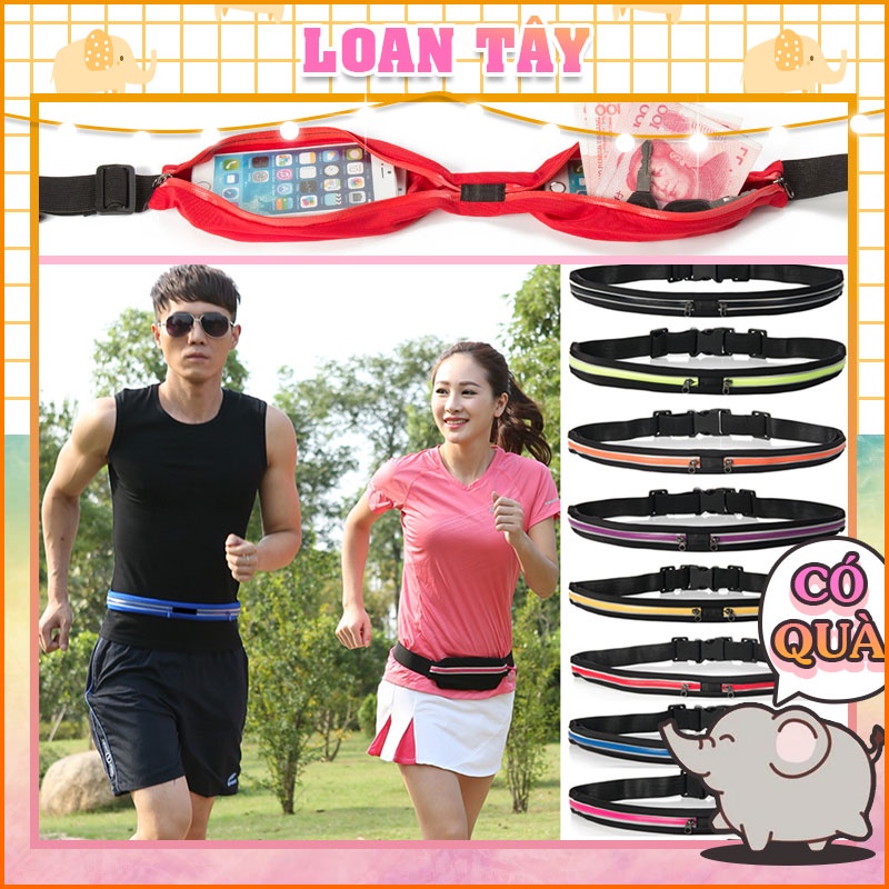 Túi Đeo Thắt Lưng Chạy Bộ 2 Ngăn Chống Nước L2129