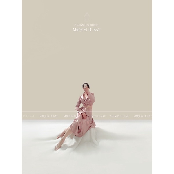 SET VEST LỤA CỘT EO TRENDY MAY THEO SỐ ĐO RIÊNG | HÀNG THIẾT KẾ CAO CẤP | MAISON DE KAT