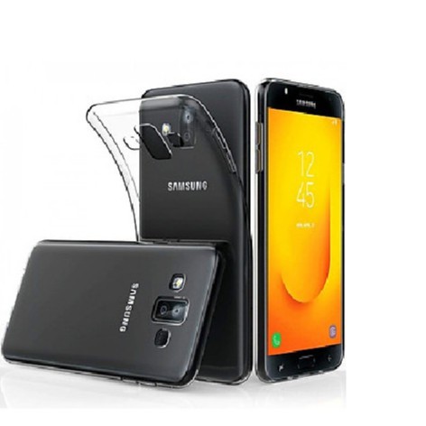Ốp lưng silicon dẻo trong suốt SamSung Galaxy J7 Duo siêu mỏng 0.5 mm - Giá rẻ