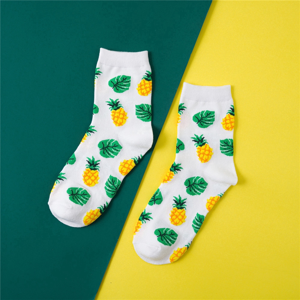 Unisex Women Cartoon Soft 3D Funny Fruit Sock Printed Pattern Socks