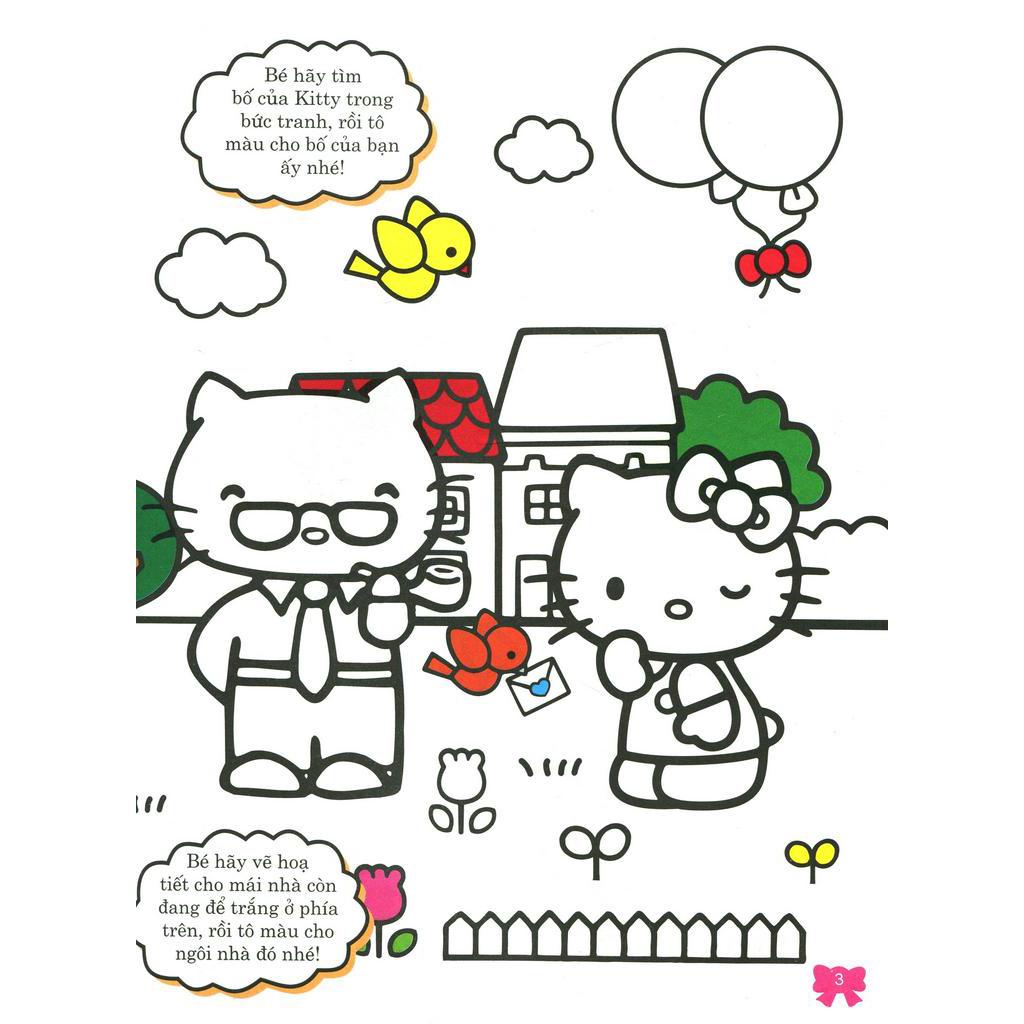 Sách Rèn Luyện Khả Năng Tập Trung - Hello Kitty