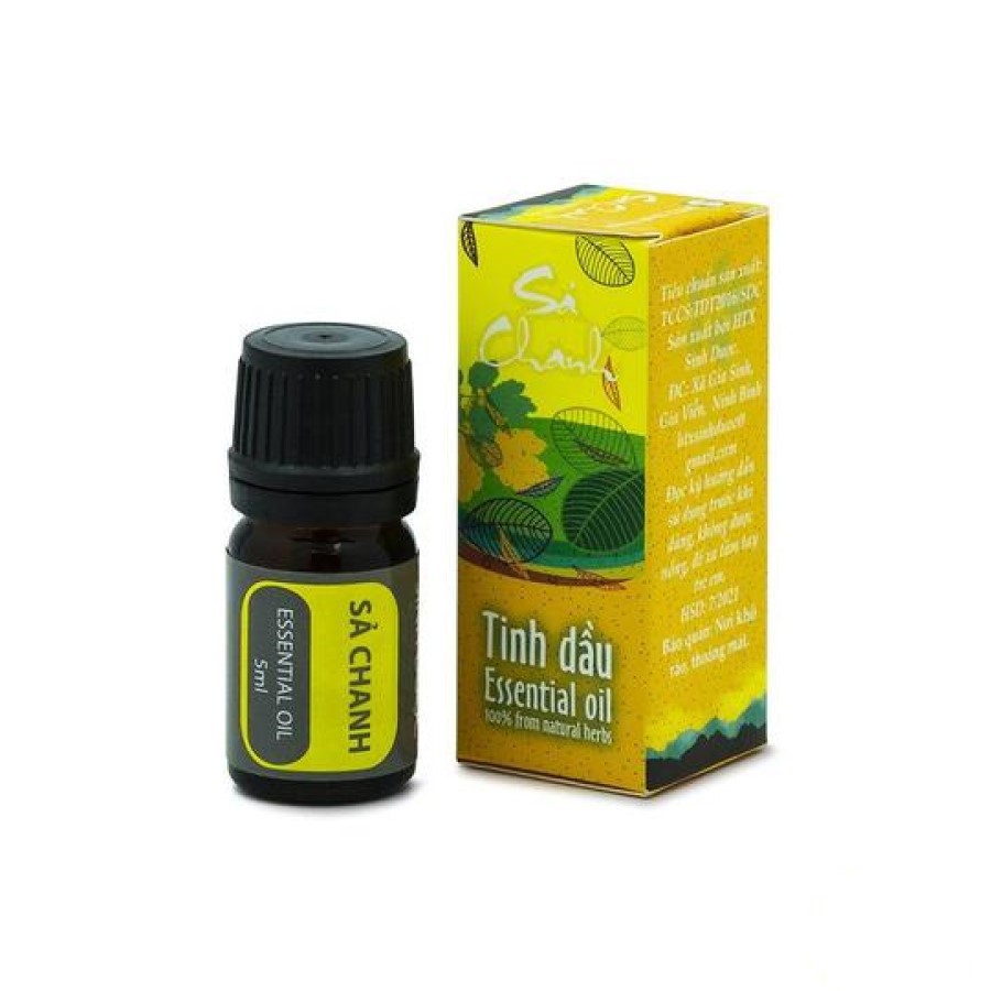 (Bán sỉ) Tinh dầu sả chanh nguyên chất Sinh Dược 5ml