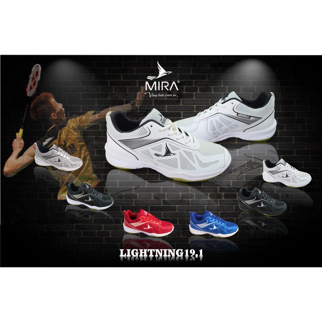 Giày Cầu Lông, Bóng Chuyền Chính Hãng Mira Lightning 19.1 -HÌNH THẬT SHOP TỰ CHỤP
