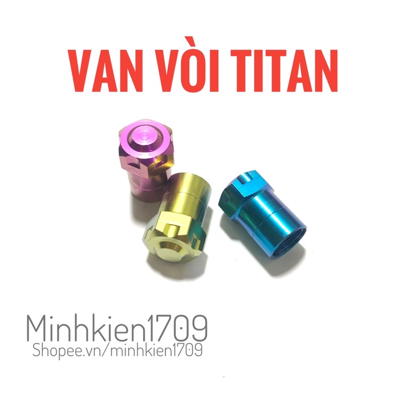 (GR5 XỊN) Ốc van vòi titan đủ màu cho các loại xe