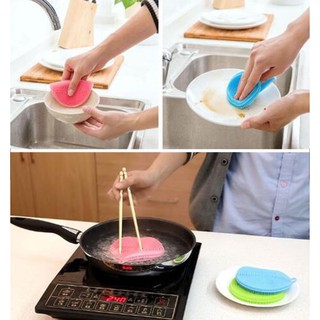 Miếng rửa chén bằng silicone thần kỳ mới