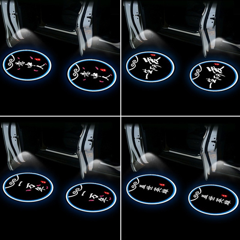 Đèn LED Chiếu Logo Không Dây Gắn Cửa Xe Hơi