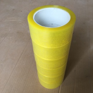 Băng dính cây 1,4kg màu vàng chanh ảnh thật
