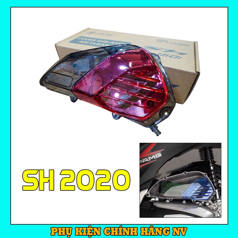 Ốp bầu lọc gió (Pô E), ốp pô Air SH 2020 trong suốt nhựa PC cao cấp Zhi.pat chính hãng