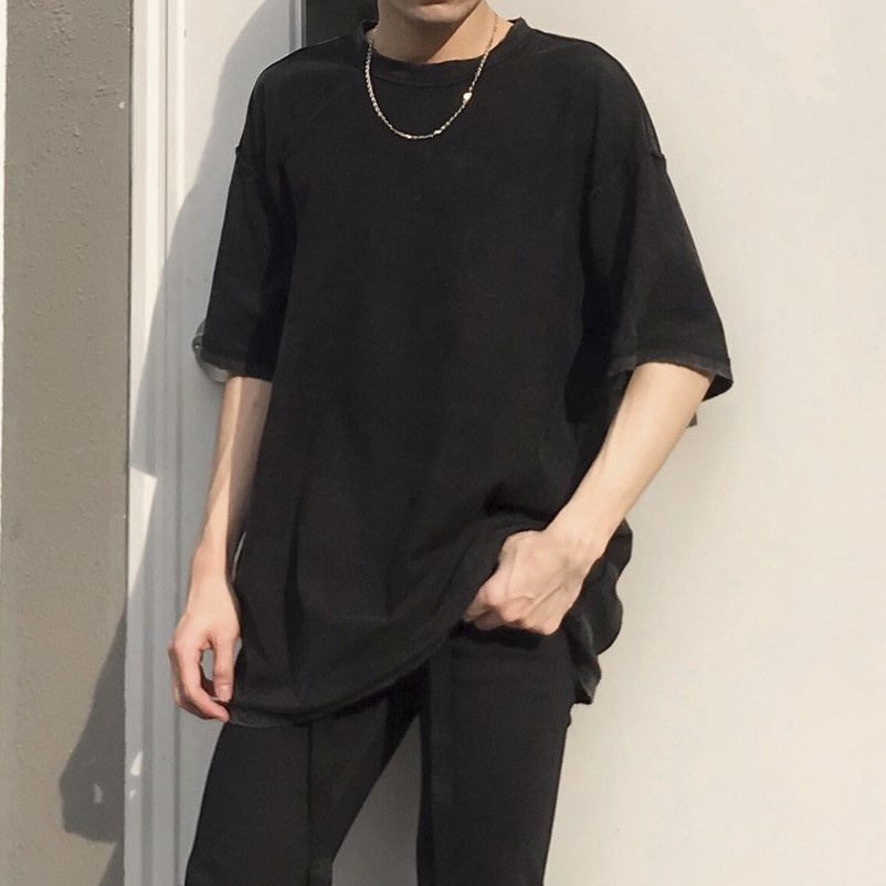 Áo thun tay lỡ FNOS oversize TSW chất liệu 100% cotton form rộng acid wash nhiều màu | BigBuy360 - bigbuy360.vn