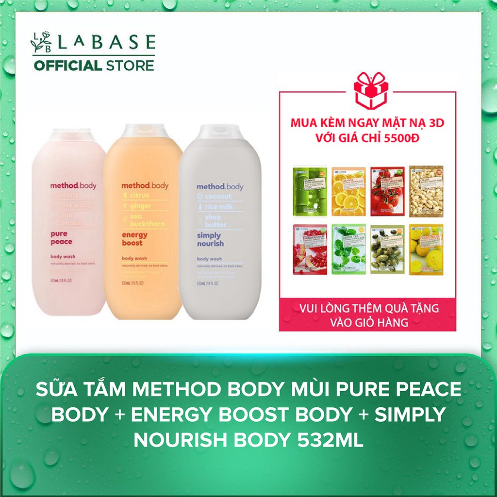 Sữa tắm ORGANIC METHOD BODY 532ml