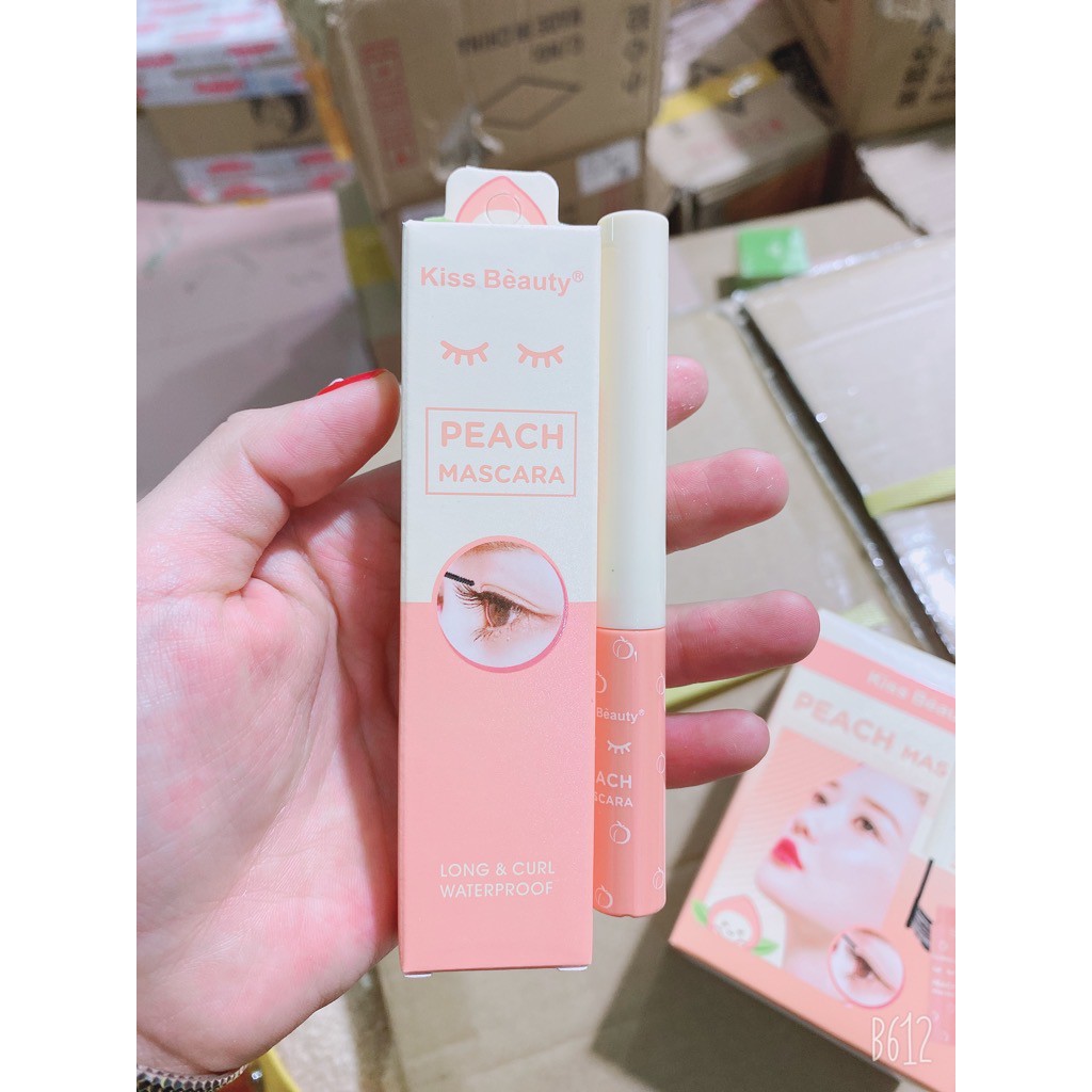 Chuốt mi đào siêu mảnh và cong của kissbeauty ,có hộp PVN195 | BigBuy360 - bigbuy360.vn
