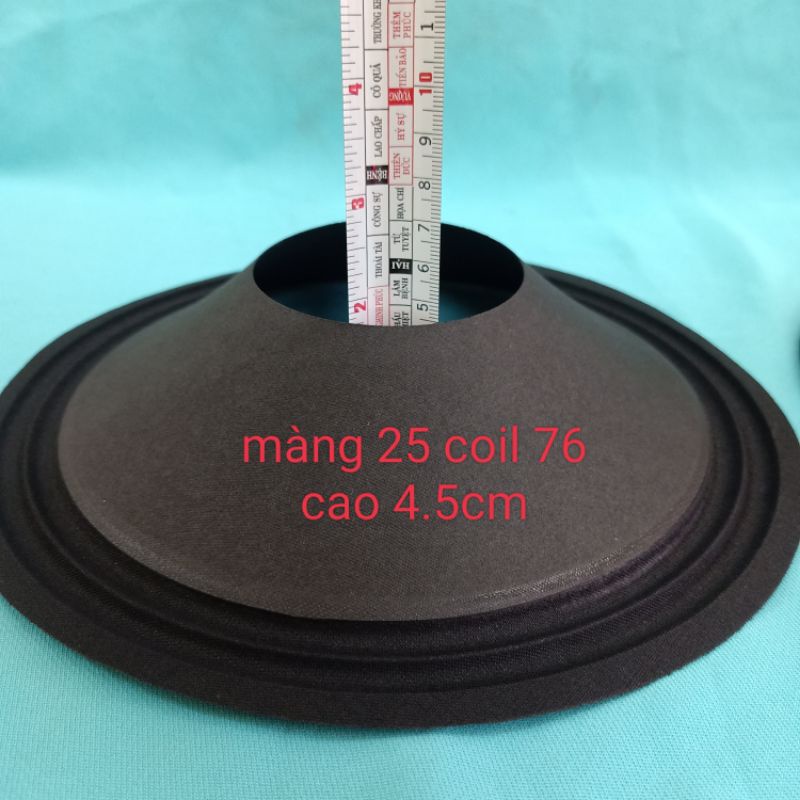 Màng loa 25 lỗ coil 51 / 61 / 76