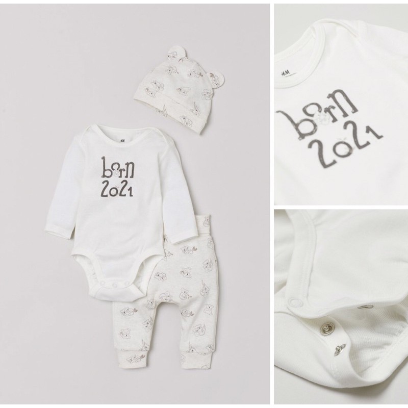 Set 3ct born in 2021 siêu đẹp săn sale Us/ Uk sz 6-9m