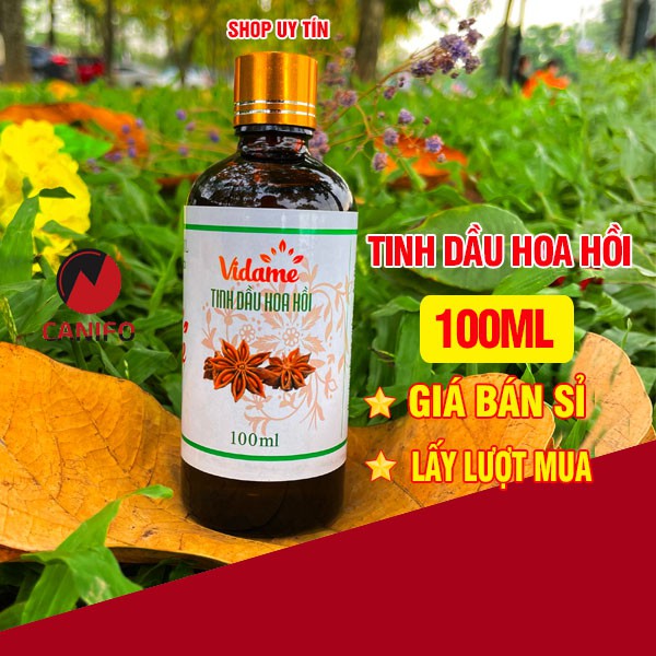 Tinh dầu hoa hồi nguyên chất 100ml CANIFO có kiểm định chất lượng - Hoa hồi thảo quả, xông khử mùi, làm thơm nhà