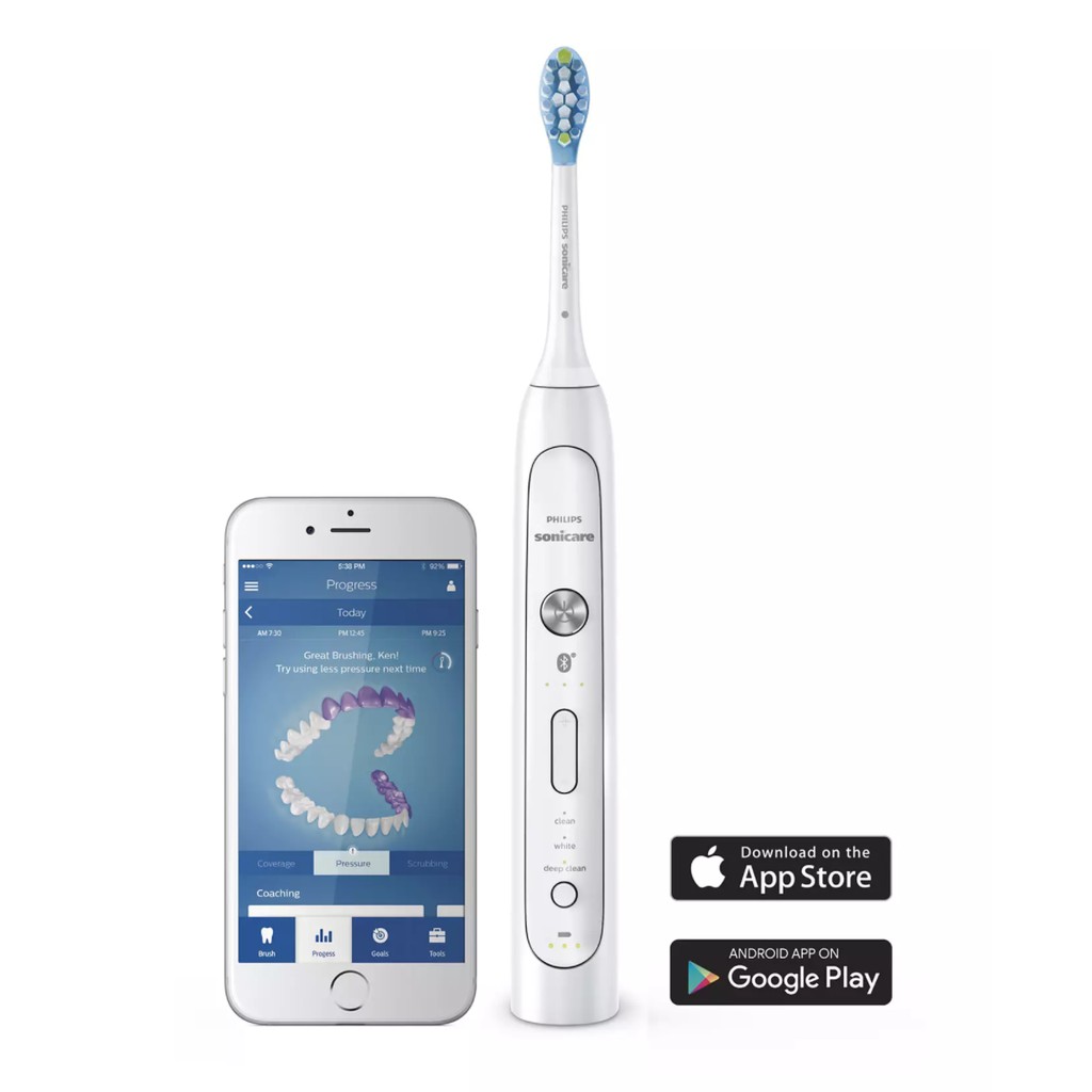 [Hàng Mỹ] Bàn chải điện Philips Sonicare FlexCare Platinum Connected HX9193/04