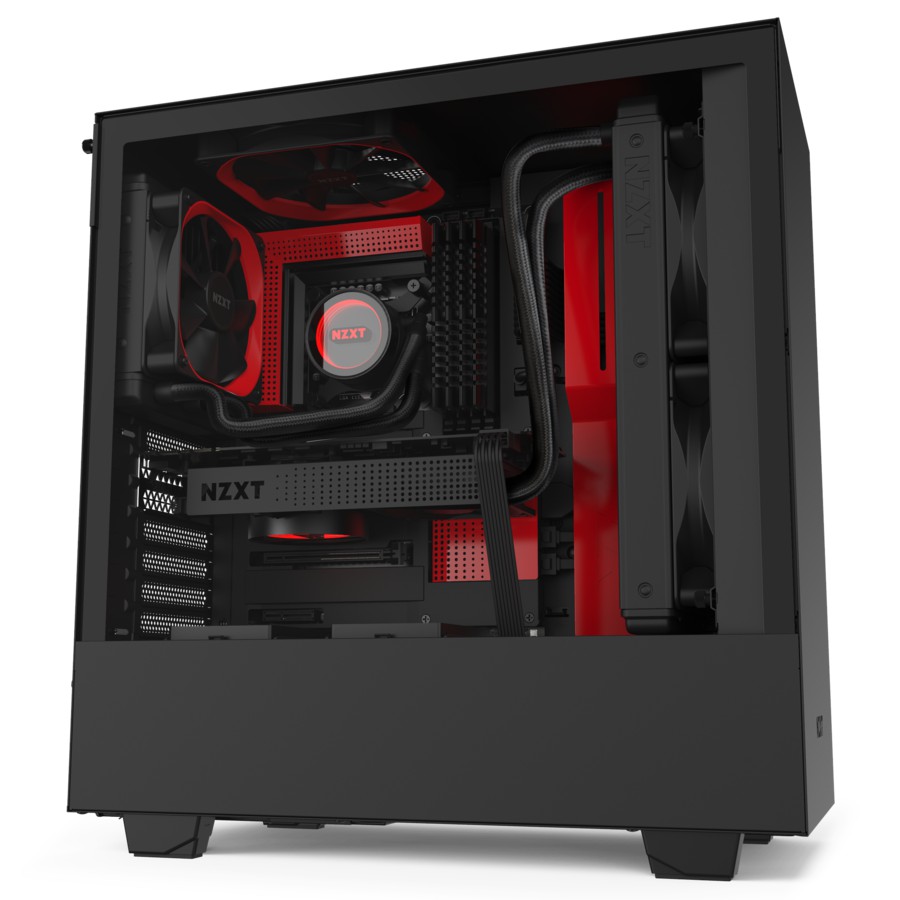 VỎ CASE NZXT H510 ĐEN/ ĐỎ (Mini-ITX, MicroATX, ATX)