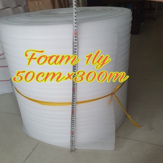 Mút Xốp Pe Foam Dày 1mm/ly Cao 50cm Dài 300m gói Đồ Điện tử , Đồ Nội Thất ( mỗi đơn tối đa 1 cuộn)
